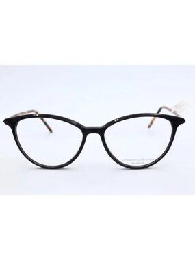 New Prodesign Denmark 3645 5032 women's Gloss Black Eyeglasses Demo lenses